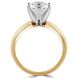Round Lab Created Diamond Knife Edge 6-Prong Solitaire Engagement Ring in Yellow Gold (MVSLG1013-Y)