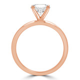 Round Lab Created Diamond Solitaire Engagement Ring in Rose Gold (MVSLG1190-R)