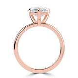 Pear Lab Created Diamond Solitaire Engagement Ring in Rose Gold (MVSLG1332-R)