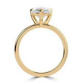 Pear Lab Created Diamond Solitaire Engagement Ring in Yellow Gold (MVSLG1332-Y)