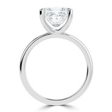 Princess Lab Created Diamond Solitaire Engagement Ring in White Gold (MVSLG1333-W)