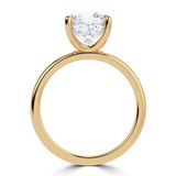 Cushion Lab Created Diamond Solitaire Engagement Ring in Yellow Gold (MVSLG1334-Y)