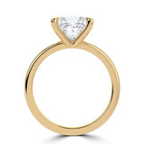 Princess Lab Created Diamond Solitaire Engagement Ring in Yellow Gold (MVSLG1342-Y)