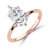 Pear Lab Created Diamond Solitaire Engagement Ring in Rose Gold (MVSLG1379-R)