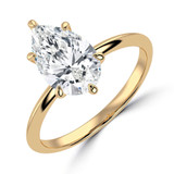 Pear Lab Created Diamond Solitaire Engagement Ring in Yellow Gold (MVSLG1379-Y)