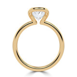 Oval Lab Created Diamond Tension Set Solitaire Engagement Ring in Yellow Gold (MVSLG1399-Y)