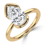Pear Lab Created Diamond Tension Set Solitaire Engagement Ring in Yellow Gold (MVSLG1400-Y)
