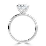 Pear Lab Created Diamond Solitaire Engagement Ring in White Gold (MVSLG1430-W)