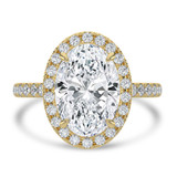 Oval Lab Created Diamond Oval Halo Halo Engagement Ring in Yellow Gold (MVSLG1638-Y)