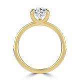 Pear Lab Created Diamond Channel Set Solitaire with Accents Engagement Ring in Yellow Gold (MVSLG1666-Y)