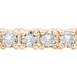 2 4/5 CTW Round Lab Created Diamond  Tennis Bracelet in 14K Yellow Gold (MD260001)