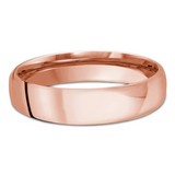 4.5 MM Modern Comfort Fit Classic Womens Wedding Band in Rose Gold (MDVBC0007-4.5MM-R)