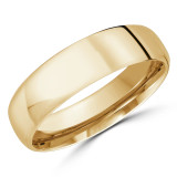 5.5 MM Modern Comfort Fit Classic Womens Wedding Band in Yellow Gold (MDVBC0007-5.5MM-Y)