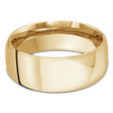 8.5 MM Modern Comfort Fit Classic Mens Wedding Band in Yellow Gold (MDVBC0008-8.5MM-Y)