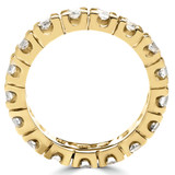 1 1/2 - 1 9/10 CTW Full Eternity Round Lab Created Diamond Anniversary Wedding Band Ring in Yellow Gold (MVSAR1005-Y)