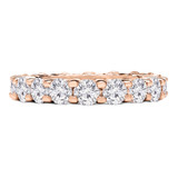 2 3/4 - 3 3/8 CTW Full Eternity Round Lab Created Diamond Anniversary Wedding Band Ring in Rose Gold (MVSAR1008-R)