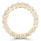 5 4/5 to 7 1/3 CTW Full Eternity Radiant Lab Created Diamond Anniversary Wedding Band Ring in Yellow Gold (MVSAR1014-Y)