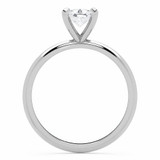 3/5 CT Oval Lab Created Diamond  Solitaire Engagement Ring in 14K White Gold (MD260094)