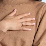 Princess Diamond Cushion Halo Engagement Ring in Yellow Gold (MVSS0023-Y)