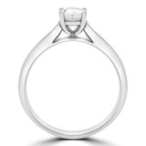 Round Diamond Solitaire Engagement Ring in White Gold (MVSS0041-W)