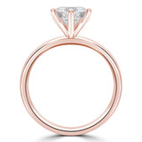 Round Lab Created Diamond 6-Prong Solitaire Engagement Ring in Rose Gold (MVSLG1274-R)