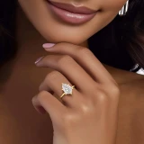 Pear Lab Created Diamond Solitaire Engagement Ring in Yellow Gold (MVSLG1353-Y)
