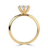 Pear Lab Created Diamond Solitaire Engagement Ring in Yellow Gold (MVSLG1379-Y)