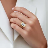 Emerald Lab Created Diamond Tension Set Solitaire Engagement Ring in Yellow Gold (MVSLG1397-Y)
