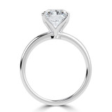 Radiant Lab Created Diamond Solitaire Engagement Ring in White Gold (MVSLG1434-W)