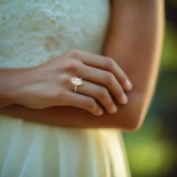 Marquise Lab Created Diamond 6-Prong Open Bridge Rollover Halo Engagement Ring in Yellow Gold with Hidden Halo (MVSLG1506-Y)
