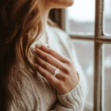 Cushion Lab Created Diamond 4-Prong Solitaire with Accents Engagement Ring in Yellow Gold with Hidden Halo (MVSLG1539-Y)