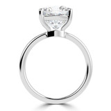 Cushion Lab Created Diamond Solitaire Engagement Ring in White Gold (MVSLG1718-W)