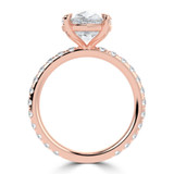 Pear Lab Created Diamond Solitaire with Accents Engagement Ring in Rose Gold (MVSLG1719-R)