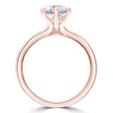 Round Diamond 6-Prong Solitaire Engagement Ring in Rose Gold (MVS0266-R)
