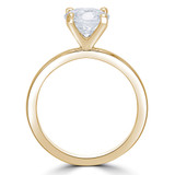 Round Diamond Solitaire Engagement Ring in Yellow Gold (MVS0269-Y)