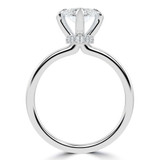 1.6 CTW Marquise Lab Created Diamond Hidden Halo Solitaire with Accents Engagement Ring With an IGI Certified 1.5 CT VS1 D Center in 14K White Gold (MVSHE1382-W)
