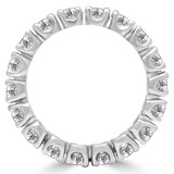 5/8 - 3/4 CTW Full Eternity Round Lab Created Diamond Anniversary Wedding Band Ring in White Gold (MVSAR1002-W)