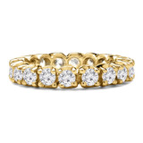5/8 - 3/4 CTW Full Eternity Round Lab Created Diamond Anniversary Wedding Band Ring in Yellow Gold (MVSAR1002-Y)