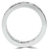 1 2/5 - 1 2/3 CTW Full Eternity Round Lab Created Diamond Anniversary Wedding Band Ring in White Gold (MVSAR1006-W)