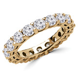 2 3/4 - 3 3/8 CTW Full Eternity Round Lab Created Diamond Anniversary Wedding Band Ring in Yellow Gold (MVSAR1008-Y)