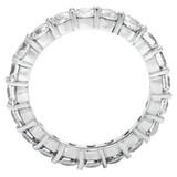 1 4/5 - 2 1/5 CTW Full Eternity Round Lab Created Diamond Anniversary Wedding Band Ring in White Gold (MVSAR1010-W)