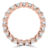 5 4/5 to 7 1/3 CTW Full Eternity Radiant Lab Created Diamond Anniversary Wedding Band Ring in Rose Gold (MVSAR1014-R)
