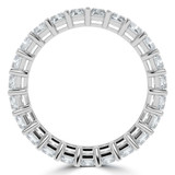 3 7/8 to 5 CTW Full Eternity Radiant Lab Created Diamond Anniversary Wedding Band Ring in White Gold (MVSAR1020-W)