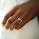 Round Diamond Semi-Eternity Wedding Band Ring in Rose Gold (MVSXB0037-R)