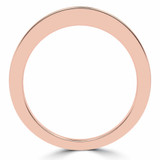 Round Diamond Semi-Eternity Wedding Band Ring in Rose Gold (MVSXB0047-R)