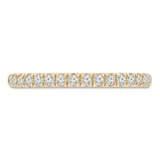 Round Diamond 3/4 Way Semi-Eternity Wedding Band Ring in Yellow Gold (MVSXB0080-Y)