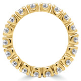 2 2/3 - 3 2/5 CTW Full Eternity Round Diamond Anniversary Wedding Band Ring in Yellow Gold (MVSAR0003-Y)