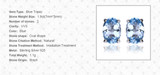 1 9/10 CTW Oval Blue Topaz 4-Prong Stud Earrings in 0.925 White Sterling Silver (MDS170117)