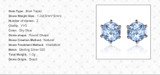 1 1/5 CTW Round Blue Topaz 6-Prong Stud Earrings in 0.925 White Sterling Silver (MDS170152)