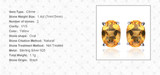 1 2/5 CTW Oval Yellow Citrine 4-Prong Stud Earrings in 0.925 White Sterling Silver (MDS170214)
